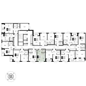 Студия квартира, вторичка, 22м2, 11/16 этаж