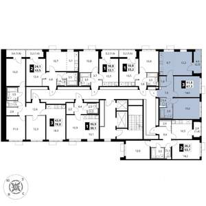 3-к квартира, вторичка, 67м2, 11/17 этаж