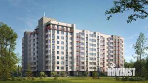 1-к квартира, строящийся дом, 37м2, 4/9 этаж