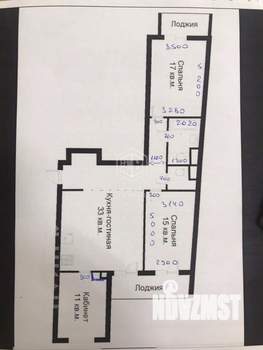 3-к квартира, вторичка, 101м2, 2/17 этаж