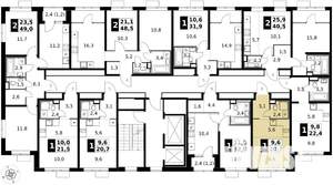 Студия квартира, вторичка, 21м2, 3/17 этаж