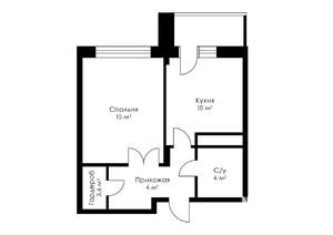 1-к квартира, вторичка, 37м2, 15/19 этаж