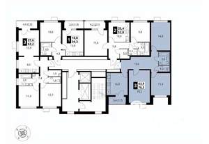 3-к квартира, вторичка, 76м2, 12/17 этаж