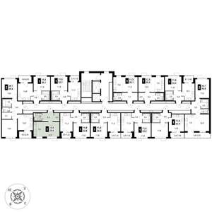 Студия квартира, вторичка, 30м2, 14/16 этаж