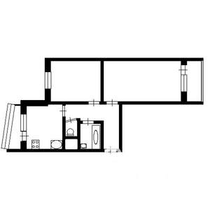 2-к квартира, вторичка, 59м2, 22/25 этаж