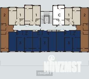 3-к квартира, вторичка, 61м2, 8/8 этаж