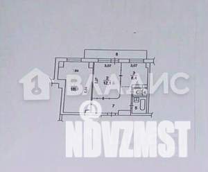 2-к квартира, вторичка, 51м2, 11/12 этаж