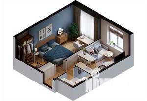 2-к квартира, вторичка, 42м2, 2/17 этаж