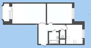 2-к квартира, вторичка, 58м2, 17/25 этаж