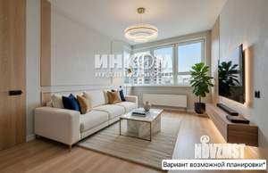 2-к квартира, вторичка, 59м2, 1/8 этаж