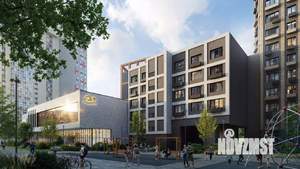 1-к квартира, строящийся дом, 41м2, 12/17 этаж