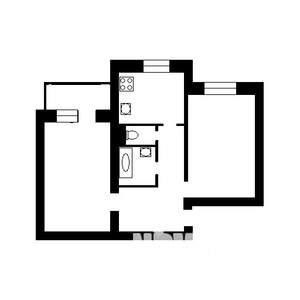 2-к квартира, вторичка, 47м2, 3/9 этаж