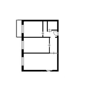 2-к квартира, вторичка, 58м2, 17/25 этаж