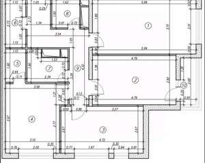 3-к квартира, вторичка, 76м2, 1/8 этаж