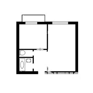 1-к квартира, вторичка, 42м2, 14/25 этаж