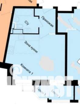 Студия квартира, вторичка, 30м2, 6/17 этаж