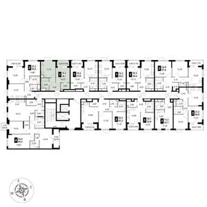 1-к квартира, вторичка, 36м2, 7/17 этаж