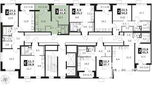 1-к квартира, вторичка, 33м2, 5/17 этаж