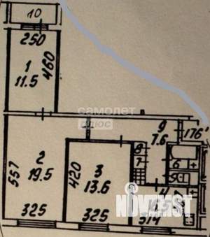 3-к квартира, вторичка, 62м2, 9/12 этаж