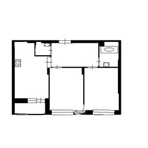 2-к квартира, вторичка, 57м2, 15/25 этаж