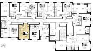 Студия квартира, вторичка, 21м2, 14/17 этаж