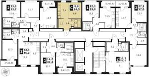 Студия квартира, вторичка, 25м2, 2/17 этаж