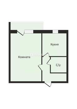 1-к квартира, вторичка, 38м2, 2/9 этаж