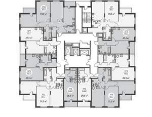 2-к квартира, вторичка, 46м2, 20/24 этаж