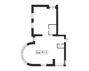 3-к квартира, строящийся дом, 141м2, 2/8 этаж