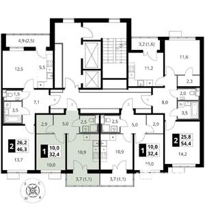 1-к квартира, вторичка, 32м2, 14/16 этаж