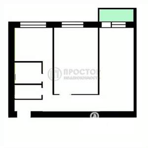 2-к квартира, вторичка, 42м2, 8/9 этаж