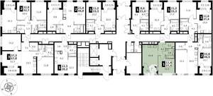 1-к квартира, вторичка, 38м2, 1/17 этаж