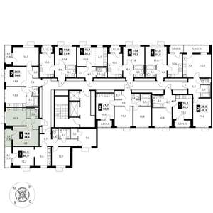 1-к квартира, вторичка, 35м2, 16/17 этаж