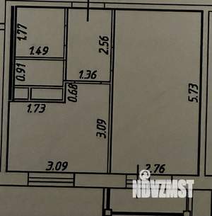 1-к квартира, вторичка, 32м2, 4/7 этаж