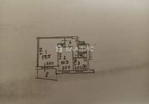 2-к квартира, вторичка, 43м2, 4/9 этаж