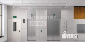 3-к квартира, строящийся дом, 52м2, 2/12 этаж