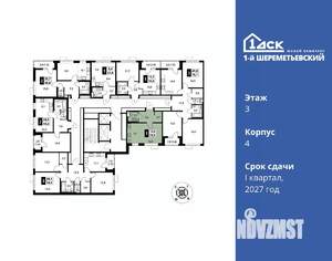Студия квартира, вторичка, 30м2, 3/16 этаж