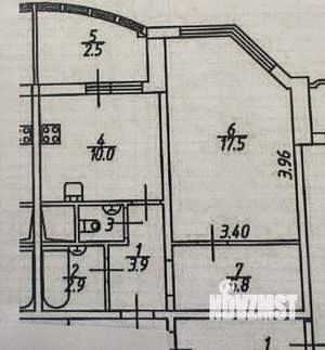 1-к квартира, вторичка, 41м2, 24/25 этаж