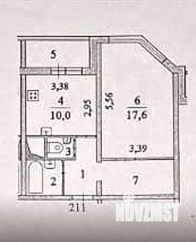 1-к квартира, вторичка, 41м2, 6/25 этаж