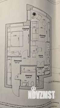 1-к квартира, вторичка, 38м2, 8/17 этаж