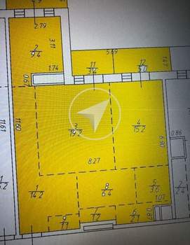 2-к квартира, вторичка, 85м2, 15/17 этаж