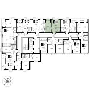 1-к квартира, вторичка, 31м2, 4/17 этаж