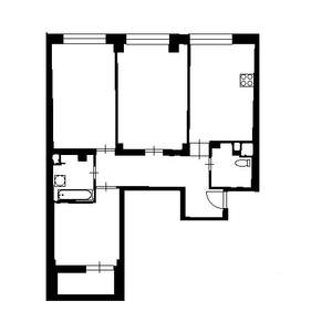 3-к квартира, вторичка, 87м2, 4/10 этаж