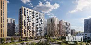 1-к квартира, строящийся дом, 33м2, 4/17 этаж