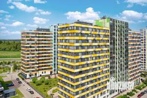 1-к квартира, строящийся дом, 38м2, 12/18 этаж