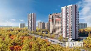 1-к квартира, строящийся дом, 34м2, 6/20 этаж