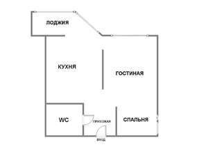 Студия квартира, вторичка, 35м2, 6/17 этаж