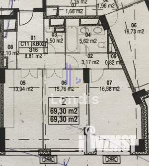 2-к квартира, вторичка, 70м2, 16/36 этаж