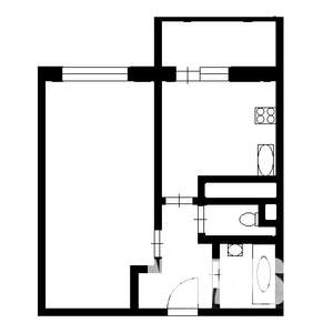 1-к квартира, вторичка, 33м2, 9/17 этаж
