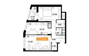 Студия квартира, вторичка, 29м2, 5/9 этаж